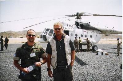 Dreharbeiten bei der UNO in Eritrea 2002 - Working on a documentary picture with the UN in Eritrea 2002